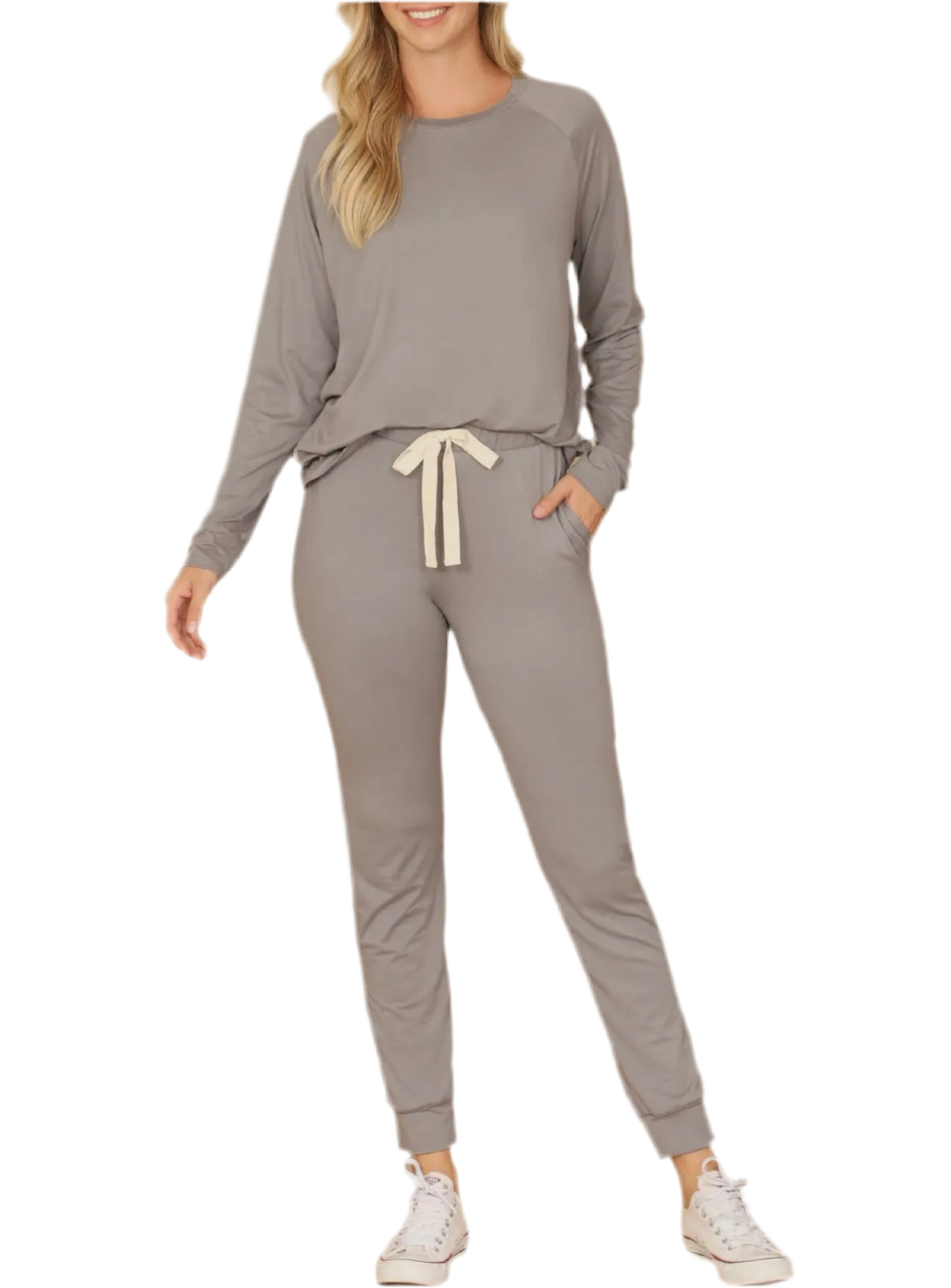 Mulberry Relaxed Fit Loungewear Jogger Set