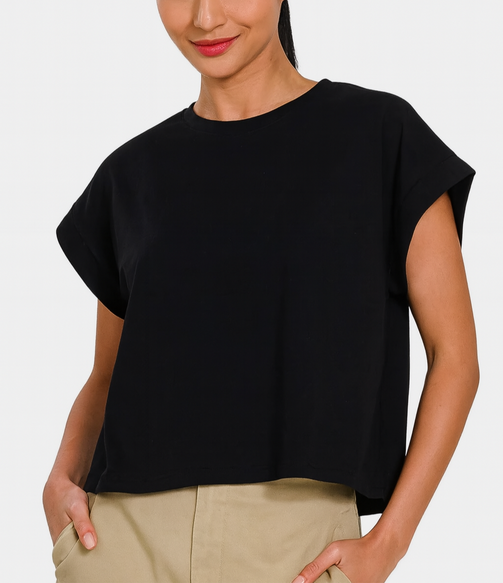 Avery Cotton Short Sleeve Tee