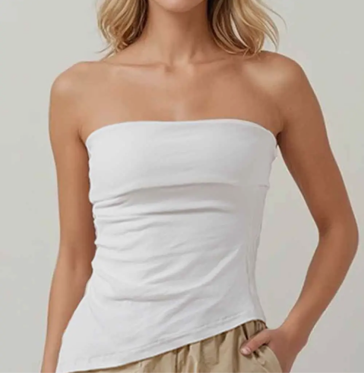 Madison Women’s Ruched Stretch Tube Top