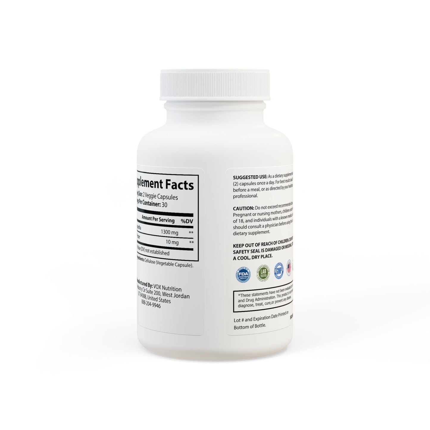 De-Stress with Ashwagandha (60 capsules)