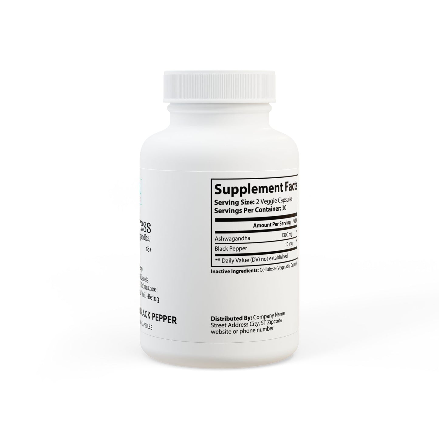 De-Stress with Ashwagandha (60 capsules)