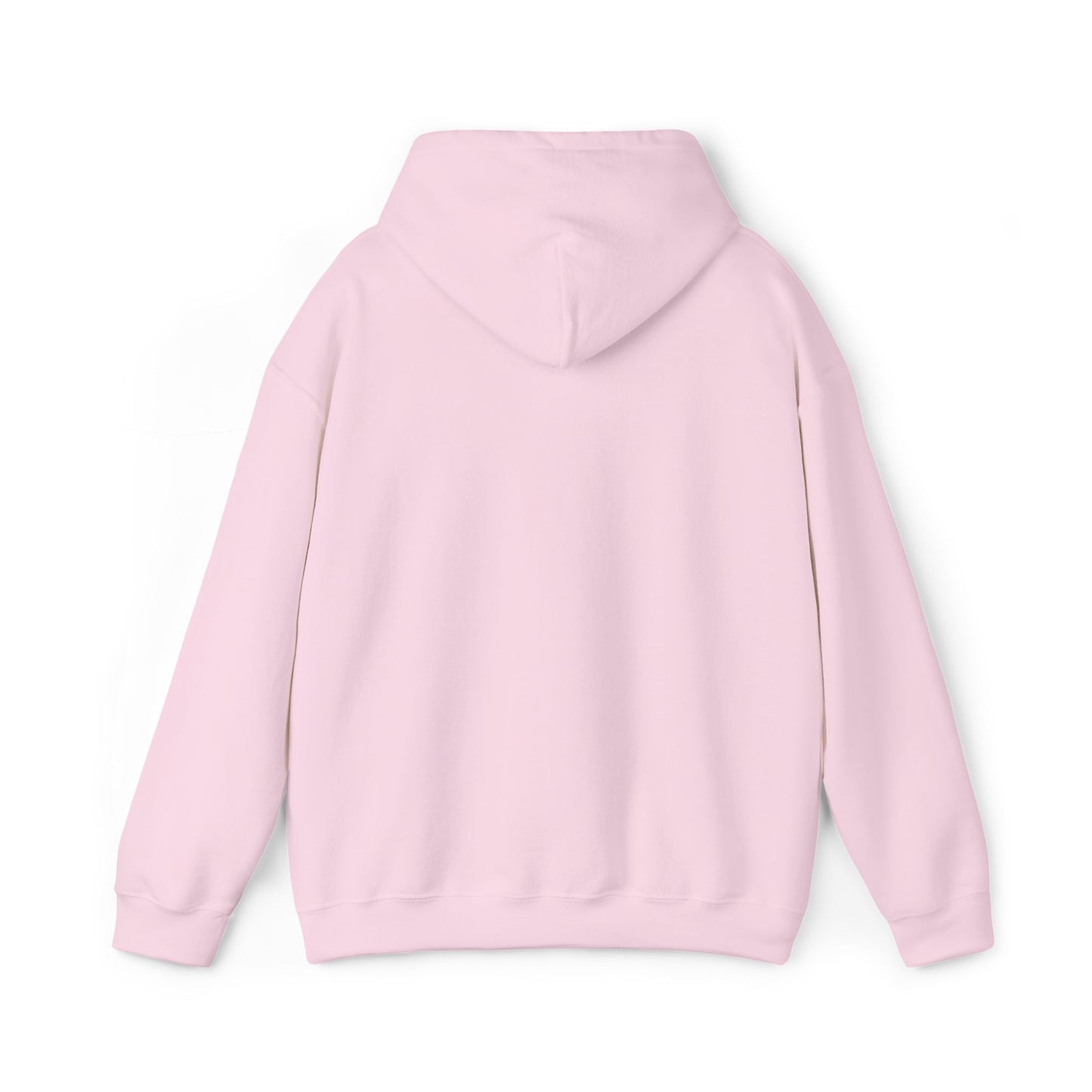 Hoodie with LOVE Dog Paw Embroidery - Unisex in Pink and White