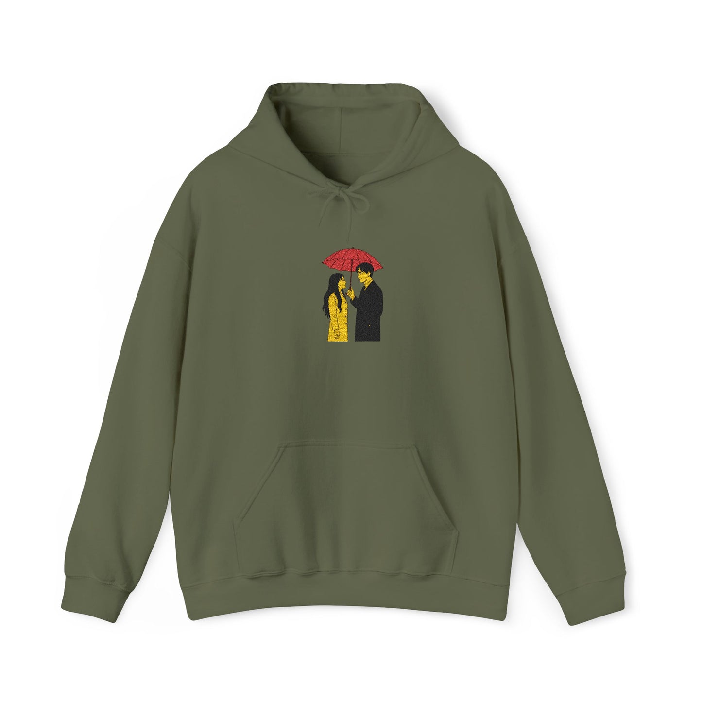Red Umbrella Kdrama Inspired Hooded Sweatshirt