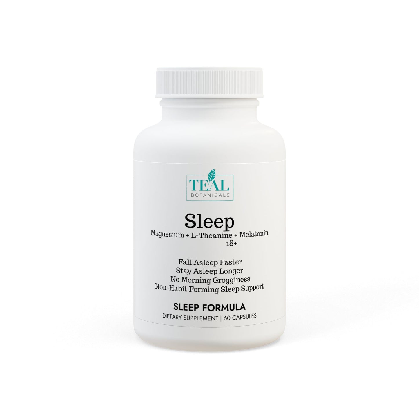 Sleep Supplement with Magnesium, L-theanine and Melatonin (60 Capsules)