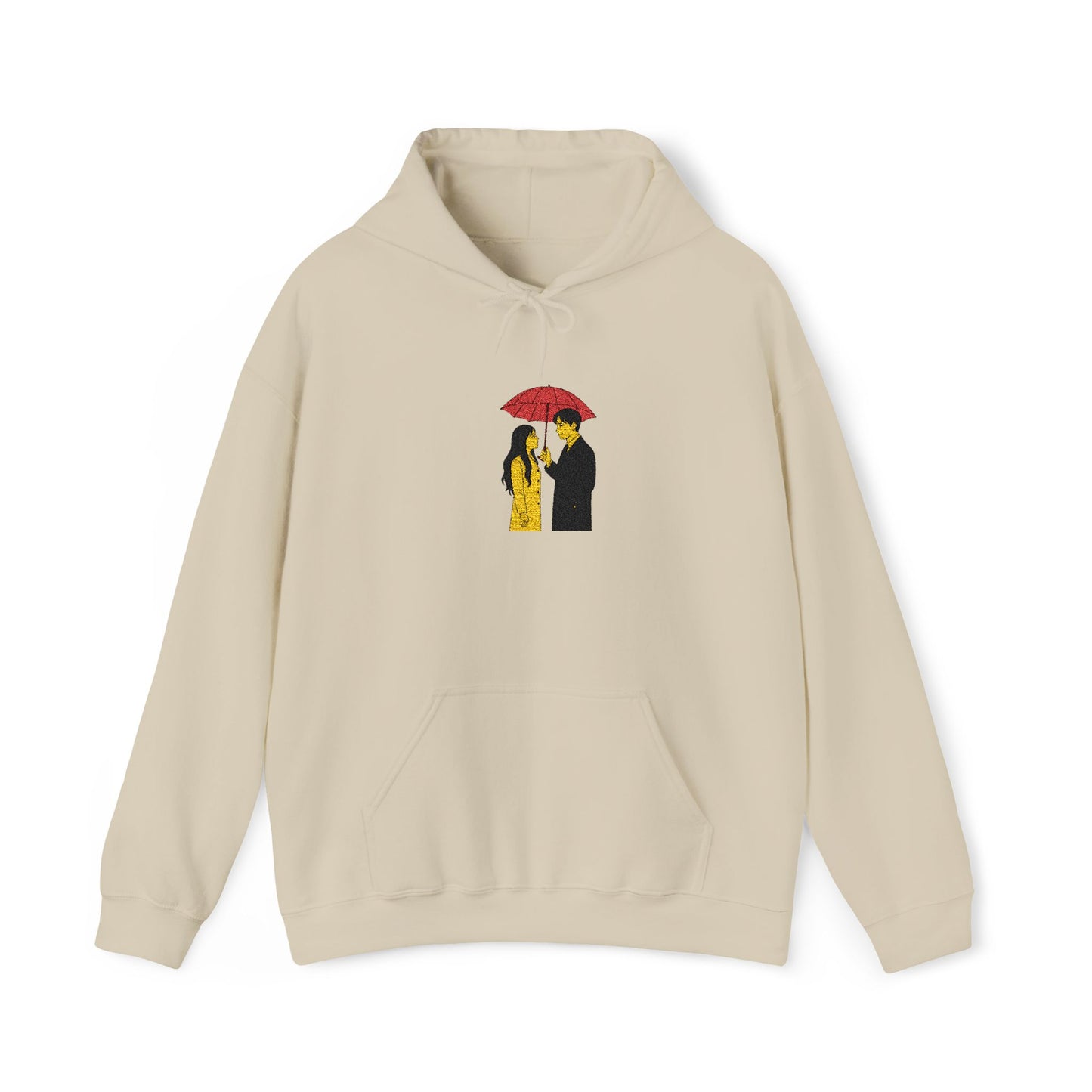 Red Umbrella Kdrama Inspired Hooded Sweatshirt