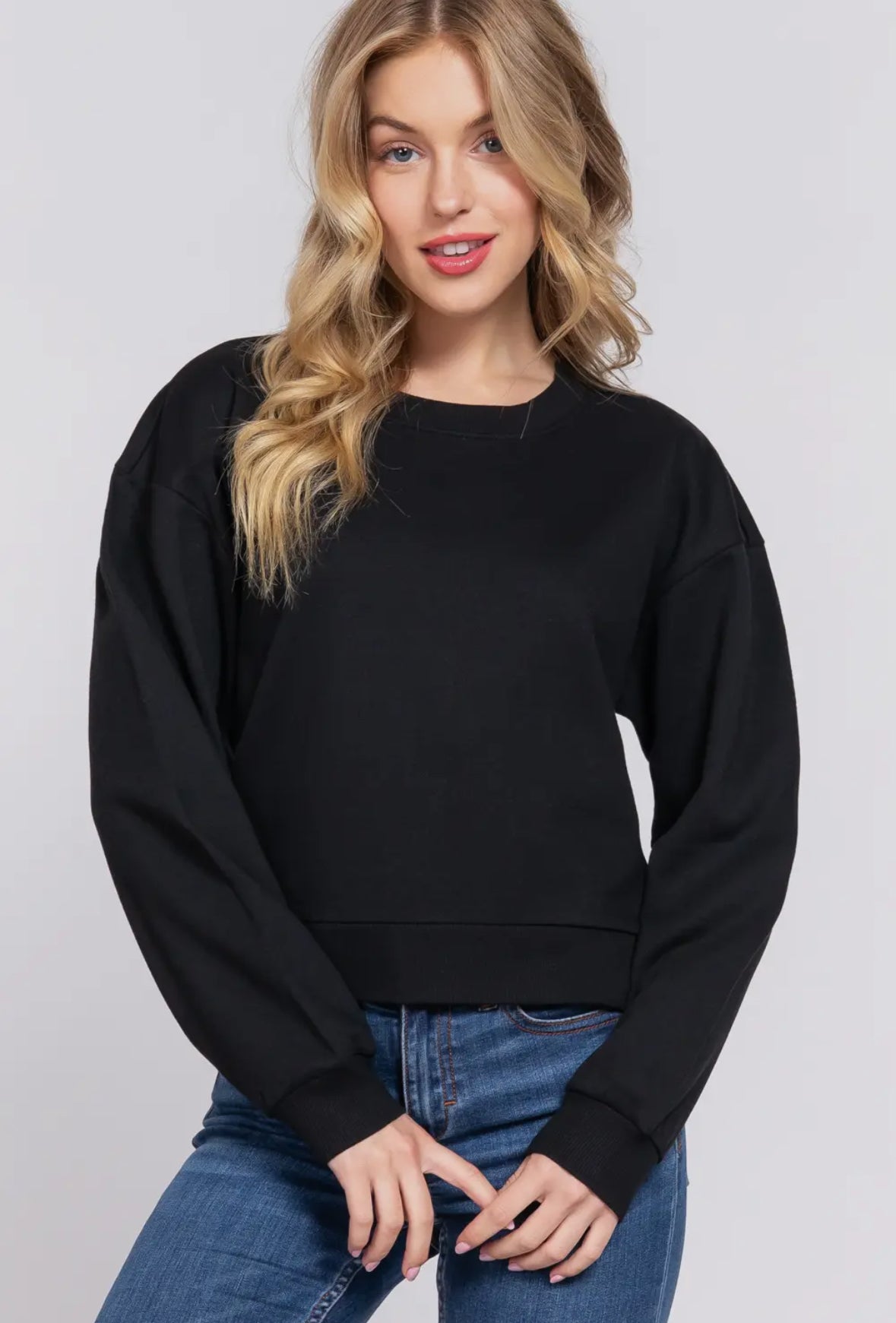 Women’s Long Sleeve Crewneck Sweatshirt | buttery soft loungewear