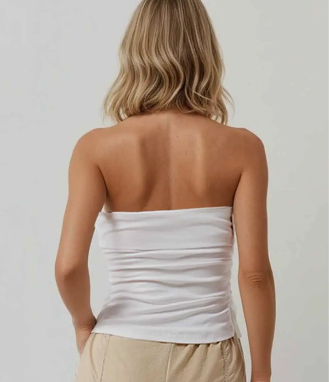 Madison Women’s Ruched Stretch Tube Top