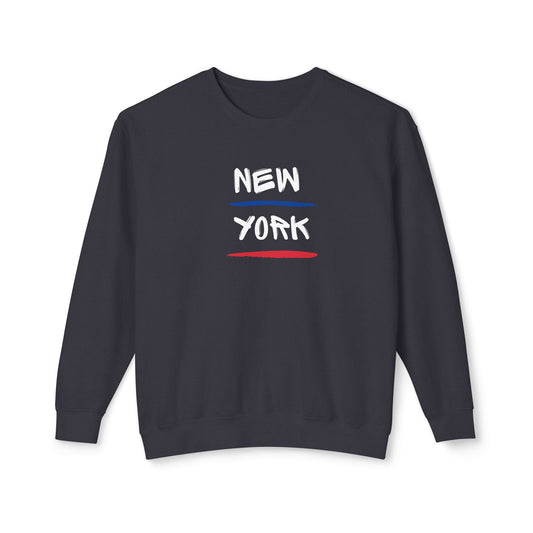 New York Stripe Lightweight Crewneck Sweatshirt