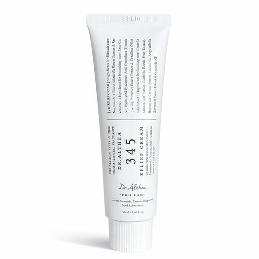 Dr.Althea 345 Relief Cream Daily Face Moisturizer for Soothing Recovery and Blemish Care with PDRN & Niacinamide | Korean beauty Vegan Skin Care for All Skin Types